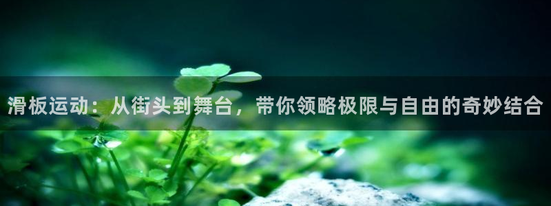 凯捷体育平台注册流程视频：滑板运动：从街头到舞台，带