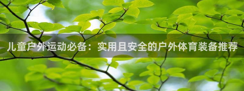 凯捷体育娱乐首页网站大全：儿童户外运动必备：实用且安