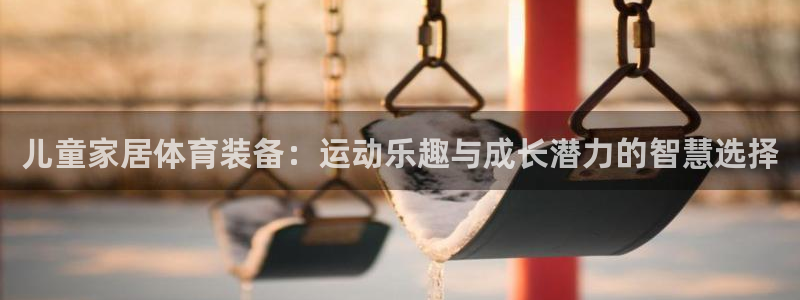 凯捷体育平台注册流程视频：儿童家居体育装备：运动乐趣