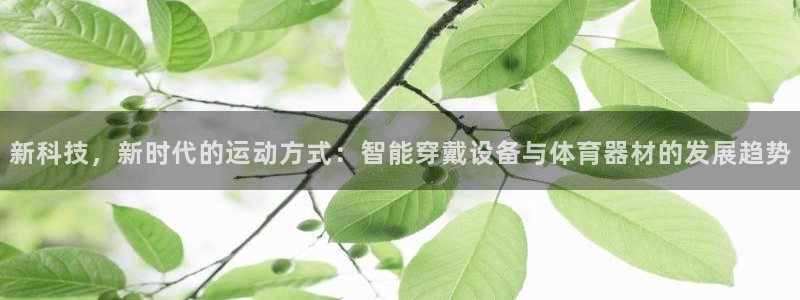 凯捷体育娱乐：新科技，新时代的运动方式：智能穿戴设备