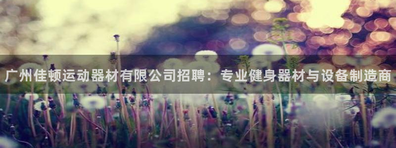 海南凯捷体育发展怎么样：广州佳顿运动器材有限公司招聘：专业健