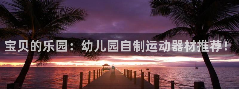 海南凯捷体育发展怎么样：宝贝的乐园：幼儿园自制运动器