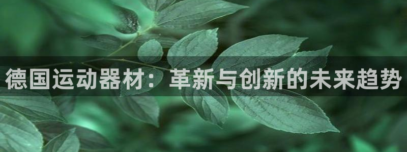 凯捷体育招商电话是多少啊：德国运动器材：革新与创新的